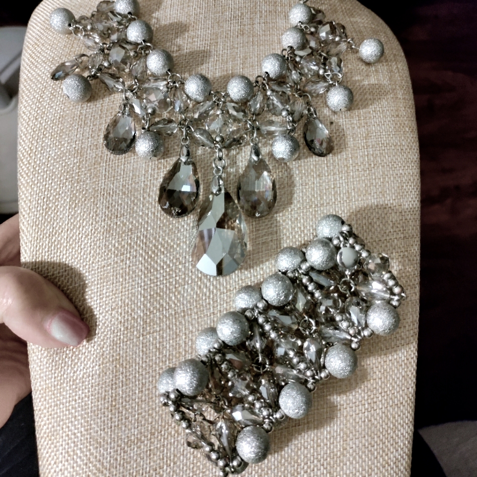 Moissanite Necklace And Bracelet By Alfani